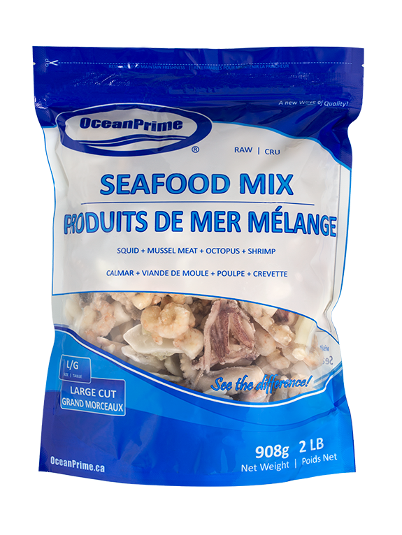 SEAFOOD MIX LARGE-CUT 908g