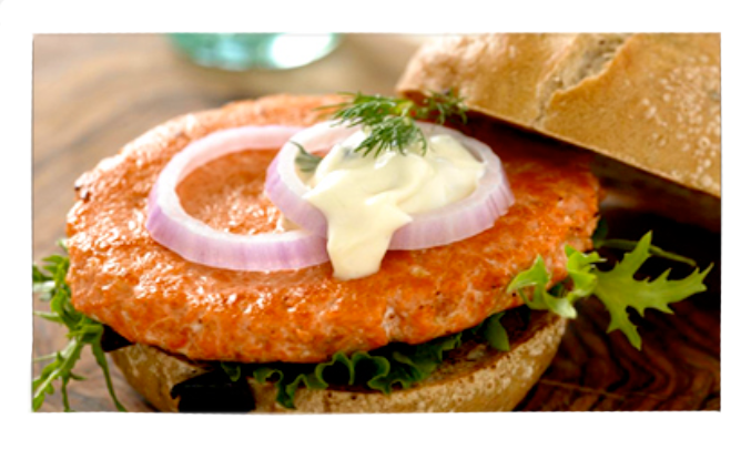 WILD SALMON BURGER 4x4oz FROZEN