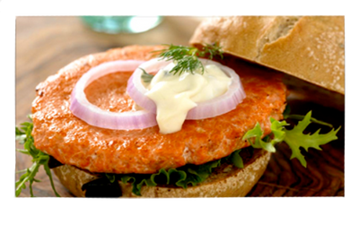 WILD SALMON BURGER 4x4oz FROZEN