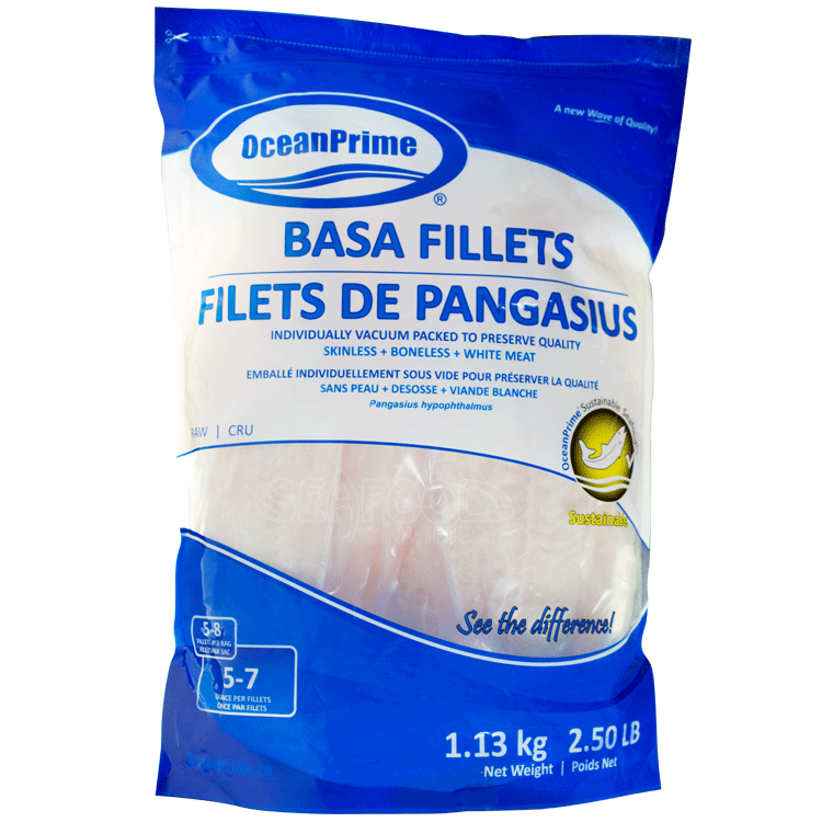 BASA FILLET 5-7oz 1.13 KG